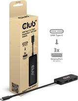 Club3D I/O HUB USB-C 3PORT DP/CSV-1553 CLUB3D