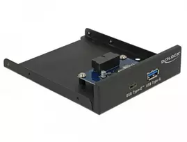 Šakotuvas FRONTPANEL DELOCK 3.5" 1X USB-A 3.1 1X USB-C
