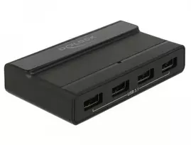 Delock išorinis USB 3.1 4 prievadų šakotuvas su 10Gbps