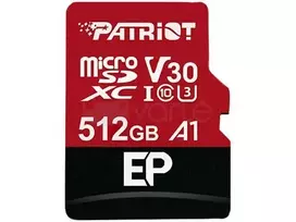 Atminties kortelė Patriot EP Series 512GB Micro SDXC V30