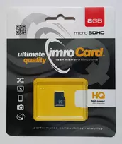 IMRO atminties kortelė Micro SD 8GB