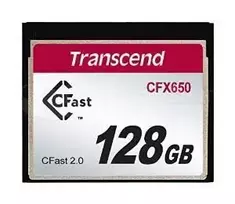 Atminties kortelė TRANSCEND CFX650 CFast 2.0 128GB kortelė R510MB/s MLC