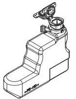 KYOCERA 302LV93020 atsarginė spausdintuvo / skaitytuvo dalis Panaudotų miltelių talpykla 1 vnt