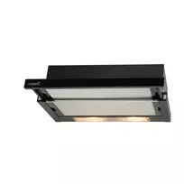Gartraukis CATA | Gaubtas | TF 2003 600GBK | Teleskopinis | C energijos vartojimo efektyvumo klasė | Plotis 60 cm | 390 m³/h | Mechaninis valdymas | LED | Juodas stiklas
