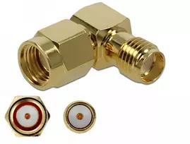 Delock RP-SMA į SMA kabelių adapteris, auksinis