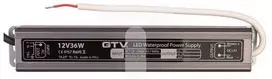 GTV Maitinimo šaltinis vandeniui 36W IP67 DC 12V (LD- WZA36W- NW)
