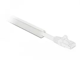 Delock DeLOCK Cable Duct Mini self-closing self-adhesive 10 x 10 mm - length 1 m baltas, Baltas, PVC, Adhesive tape, 10 mm, 1 pc(s)