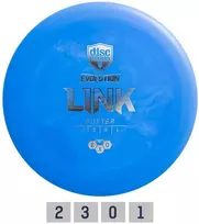 Diskgolfo diskas Putter SOFT EXO LINK Evolution Mėlyna