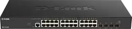 Šakotuvas D-Link DXS-1210-28T 24 prievadų 10GBase-T + 4 prievadų 10/25G SFP28 išmanusis valdomasis komutatorius | D-Link