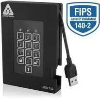 Kietasis diskas Apricorn HDD 2TB Encrypted USB 3.0 **New Retail**