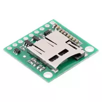 Atminties kortelė MicroSD kortelių skaitytuvo modulis su 5V įtampos keitikliu, Pololu 2587