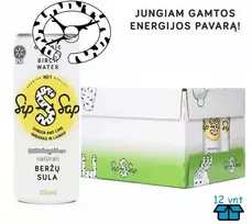 Beržų sula. Su imbiero ir laimo skoniu STILL. Sip Sap, Alu, 250 ml x 12 vnt
