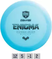 Diskgolfo diskas Distance Driver NEO ENIGMA Evolution Mėlyna
