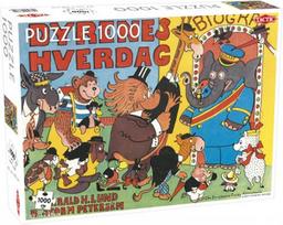 Tactic Games Tactic - Puzzle 1000 pc - Storm P Dyrenes Hverdag