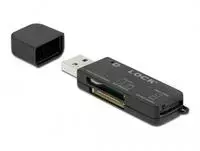 SD/Micro SD/MS atminties kortelės delock SuperSpeed USB Card Reader