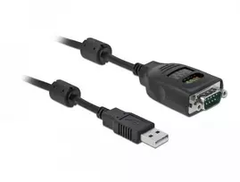 Delock USB Type-A į serijinį DB9 adapterį su 9 LED RS-232 testeriu