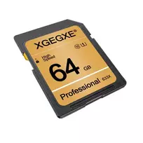 64GB SD tipo atminties kortelė - geltona