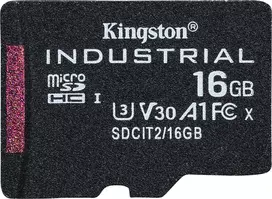 Atminties kortelė Tab Kingston MikroSDHC 16GB klasė 10 UHL- / U3 A1 V30 (SDCIT2 / 16GBSP)