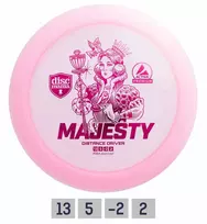 Discmania Diskgolfo diskas Distance Driver MAJESTY Active Premium Rožinė