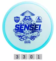 Discmania Diskgolfo diskas Putter SENSEI Active Premium Mėlyna