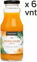 100% Įvairių vaisių sultys Magnum, 250 ml x 6 vnt