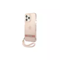 Dėklas Guess Translucent Stap Case for iPhone 13 Pro Max - Rožinė