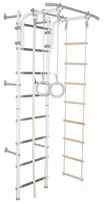 Sanro Sporto kompleksas (gimnastikos sienelė) JUNIOR ATLET balta-pilka, 220x60cm