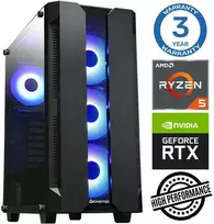 Stacionarus kompiuteris INTOP Ryzen 5 5600X 32GB 500SSD M.2 NVME RTX3050 8GB no-OS (RW28240NS)