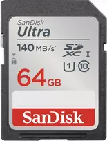 Atminties kortelė SANDISK MEMORY CARD SDXC 64GB UHS-I/SDSDUNB-064G-GN6IN