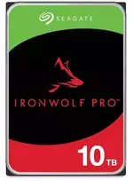 „SEAGATE Ironwolf PRO Enterprise NAS HDD 10TB 7200rpm 6Gb/s SATA 256MB cache 8.9cm 3.5inch 24x7“ skirtas NAS ir RAID Rackmount sistemoms, juodos spalvos