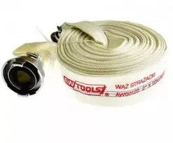 AW-Tools gaisrinė vandens žarna su jungiamosiomis detalėmis 2" x 20 m 8 barai