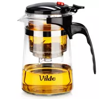 Stiklinis arbatinukas su arbatos filtru Vilde, 600 ml