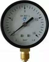 Afriso Šildymo slėgio matuoklis RF63 0-16b 1/4 rad