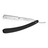 Eurostil Barber Line Navaja De Afeitar Hoja Intercambiable Mango Negro 1un