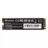 Verbatim Vi3000 512GB, SSD - PCIe 3.0 x4, NVMe, M.2 2280