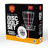 Diskgolfo taikinys DISCMANIA Lite pro kilnojamas su diskais