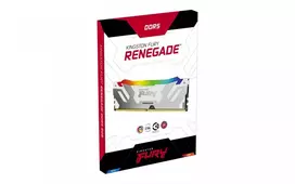 RAM Kingston KF564C32RWA-16 16GB 6400MT/s DDR5 CL32 DIMM FURY Renegade RGB Baltas XMP | Kingston