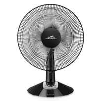 Ventiliatorius ETA | Zefir ETA160790010 | Table Fan | 45 W | Diameter 30 cm | Greičių skaičius 3 | Oscillation | Juodas
