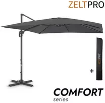 Zeltpro Lauko skėtis su užvalkalu Comfort Antracito