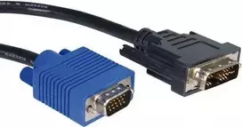 Kabelis Value DVI- A - D- Sub (VGA) 2m juoda (11.99.5420)