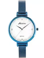 MOTERIŠKAS LAIKRODIS ALBATROSS ABBC22 (za544e) mėlynas / sidabrinis