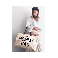 Laikrodis CHILDHOME DIDELIS MAMOS REIKMENŲ KREPŠYS MOMMY BAG, OFF Baltas Juodas