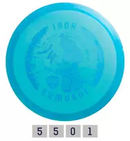 Discmania Mėlyna Diskgolfo diskas Midrange Driver C-LINE MD3 Iron Samurai 4 Mėlyna
