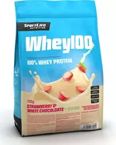 SportLife Whey100 Stevia baltojo šokolado-braškių išrūgų baltymai, 700 g