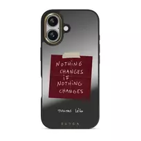 Nothing Changes - iPhone 17 Case, Elite Mirror Dark (MagSafe) / Gold