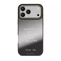 Focus On - iPhone 17 Pro Max Case, Elite Mirror Dark (MagSafe) / Gold