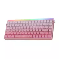 „Gasket“ klaviatūra HERO84 HE PINK+Gradient+Contour Dragon King switch RGB AULA