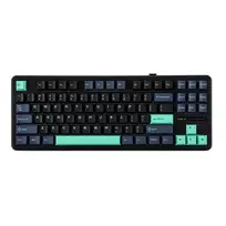 AULA Gasket F87 Pro klaviatūra Juoda Žydra Mėlyna GrayWoodV4 RGB