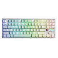 AULA Gasket F87 Pro V2 White Contour Engravered Star Vector RGB klaviatūra
