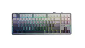 AULA Gasket F87 Gradient Grey SpaceCrystal RGB klaviatūra